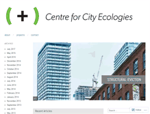 Tablet Screenshot of cityecology.net
